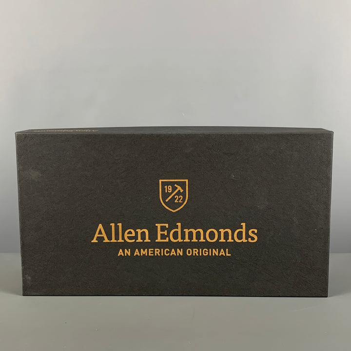 ALLEN EDMONDS Size 10 Brown Perforated Leather Double Monk Strap Lace Up Shoes