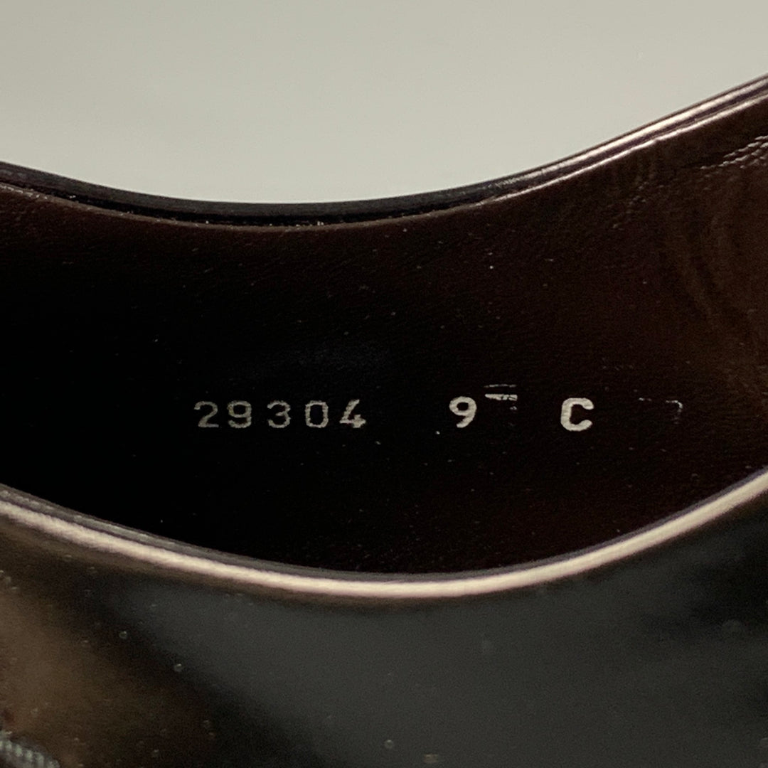 CESARE PACIOTTI Talla 10 Zapatos con cordones de cuero con tachuelas negros