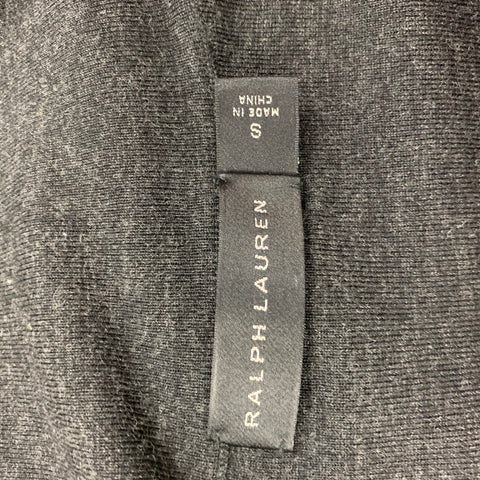 RALPH LAUREN Black Label Size S Charcoal Wool Blend Zip Up Pullover