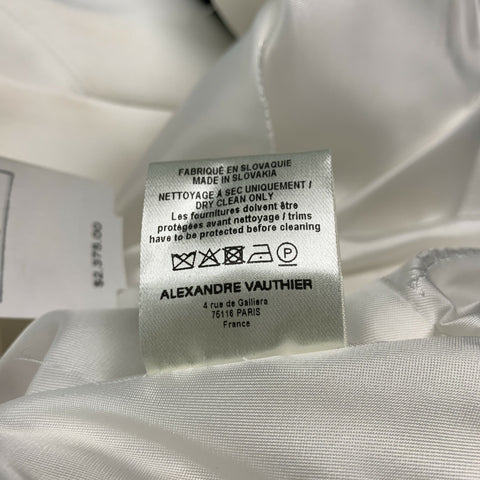 ALEXANDER VAUTHIER Taille 10 Blazer blanc cassé blanc