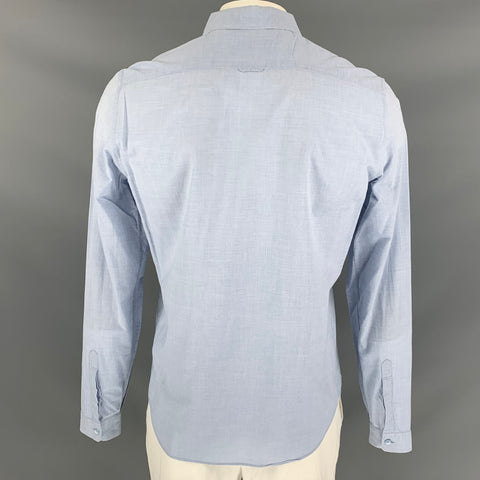 BURBERRY PRORSUM Size L Light Blue Button Up Long Sleeve Shirt