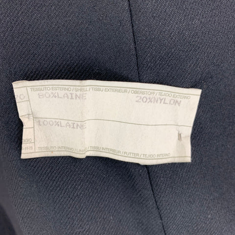 GIORGIO ARMANI Taille 38 noir Laine Caban simple boutonnage 