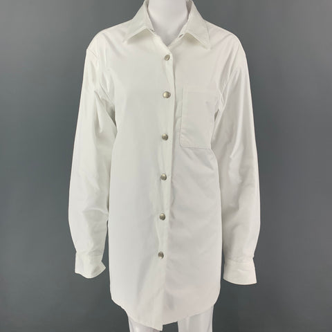 DRIES VAN NOTEN x LEN LYE Size M White Cotton Shirt Jacket Shirt