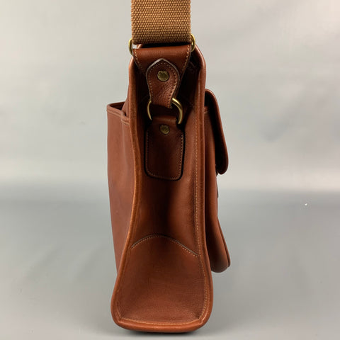 Vintage GHURKA Tan Leather Messenger Bag