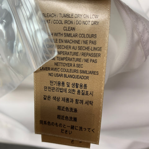 BURBERRY LONDON Size XL White Cotton Elastane Long Sleeve Shirt