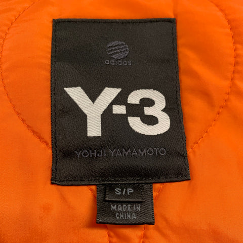 Y-3 x ADIDAS Size S Grey Orange Polyamide Blend Coat