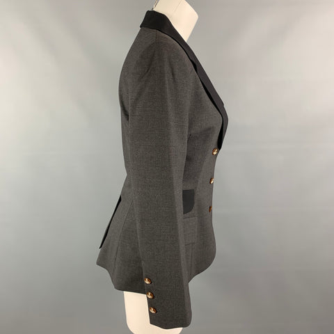 VIVIENNE WESTWOOD RED LABEL Taille 2 Veste color block anthracite et noire