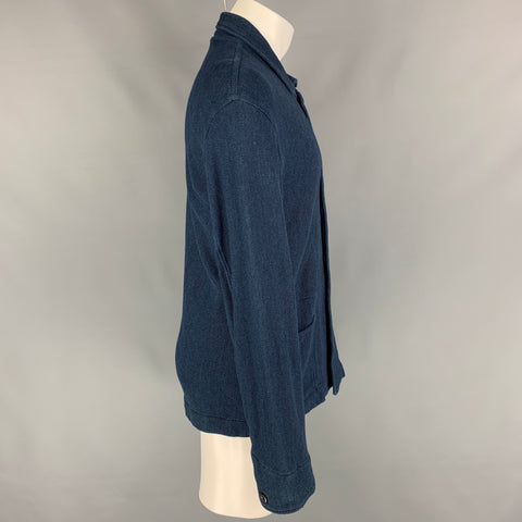 45rpm Size XXL Navy Knit Cotton Cardigan