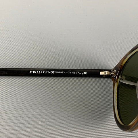 DIOR HOMME Black Clear Acetate Sunglasses