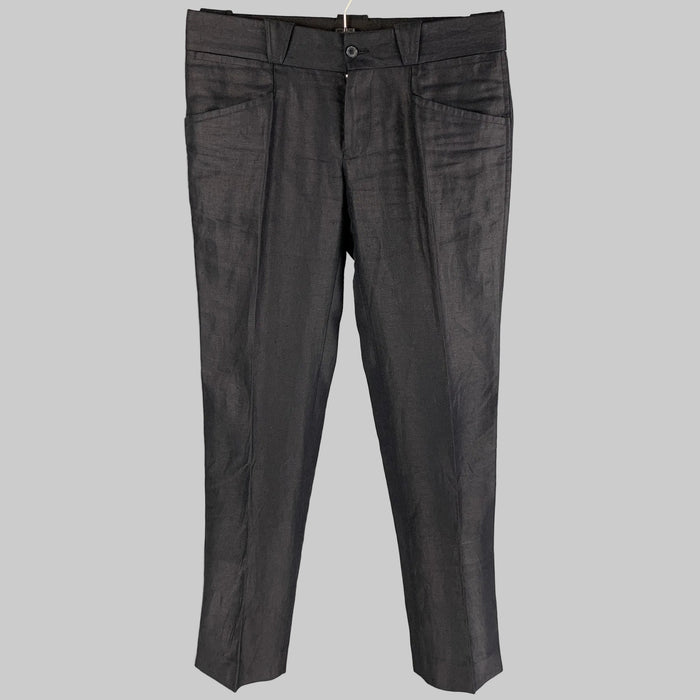 DOLCE &amp; GABBANA Talla 32 Pantalón de vestir azul marino