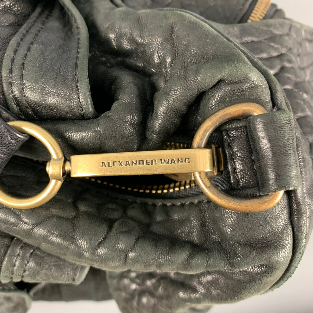 ALEXANDER WANG Black Wrinkled Leather Handbag