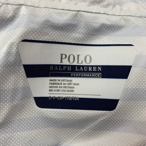 POLO by RALPH LAUREN Size S Navy & White Stripe Polyester Nautical Jacket