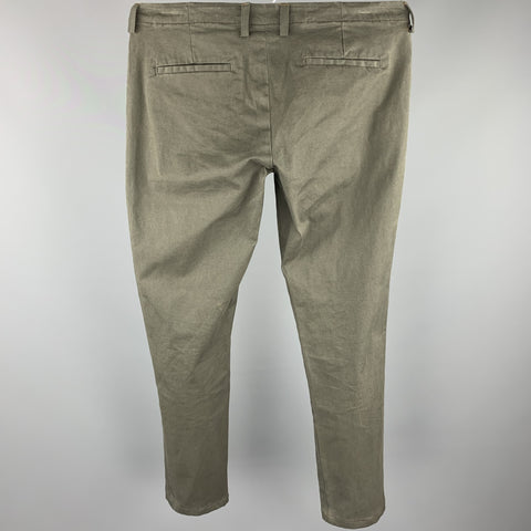 SACOOR BROTHERS Size S Brown Cotton Zip Fly Casual Pants