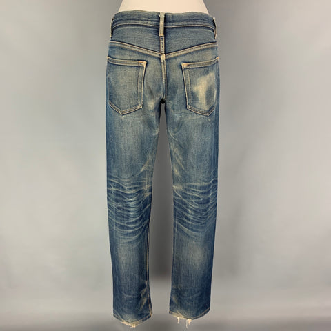 A.P.C. Size 29 Blue Cotton Washed Jeans