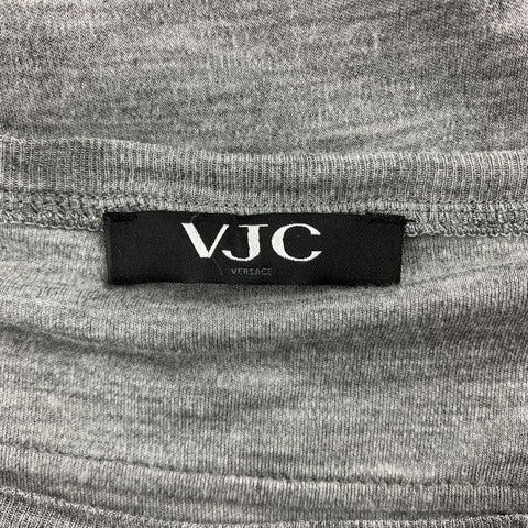 VERSACE JEANS COUTURE Size M Gray Modal Scoop Neck Pullover