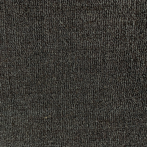 45rpm Size M Navy Textured Terry Cloth Knit Single Button Polo