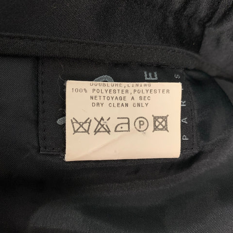 AGNÈS B. Size 30 Light Silver Cotton Rayon Flat Front Dress Pants