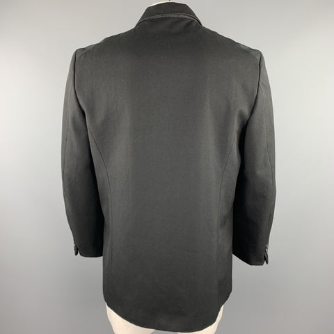 COMME des GARCONS HOMME PLUS Taille L Veste Laine Patchwork Noir