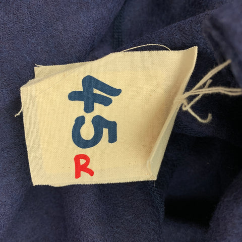 45rpm Size L Indigo Wool Shawl Collar Jacket