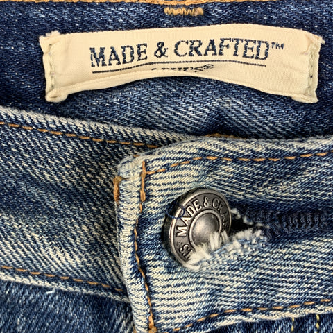 LEVI'S MADE & CRAFTED Size 29 Indigo Washed Cotton Jeans