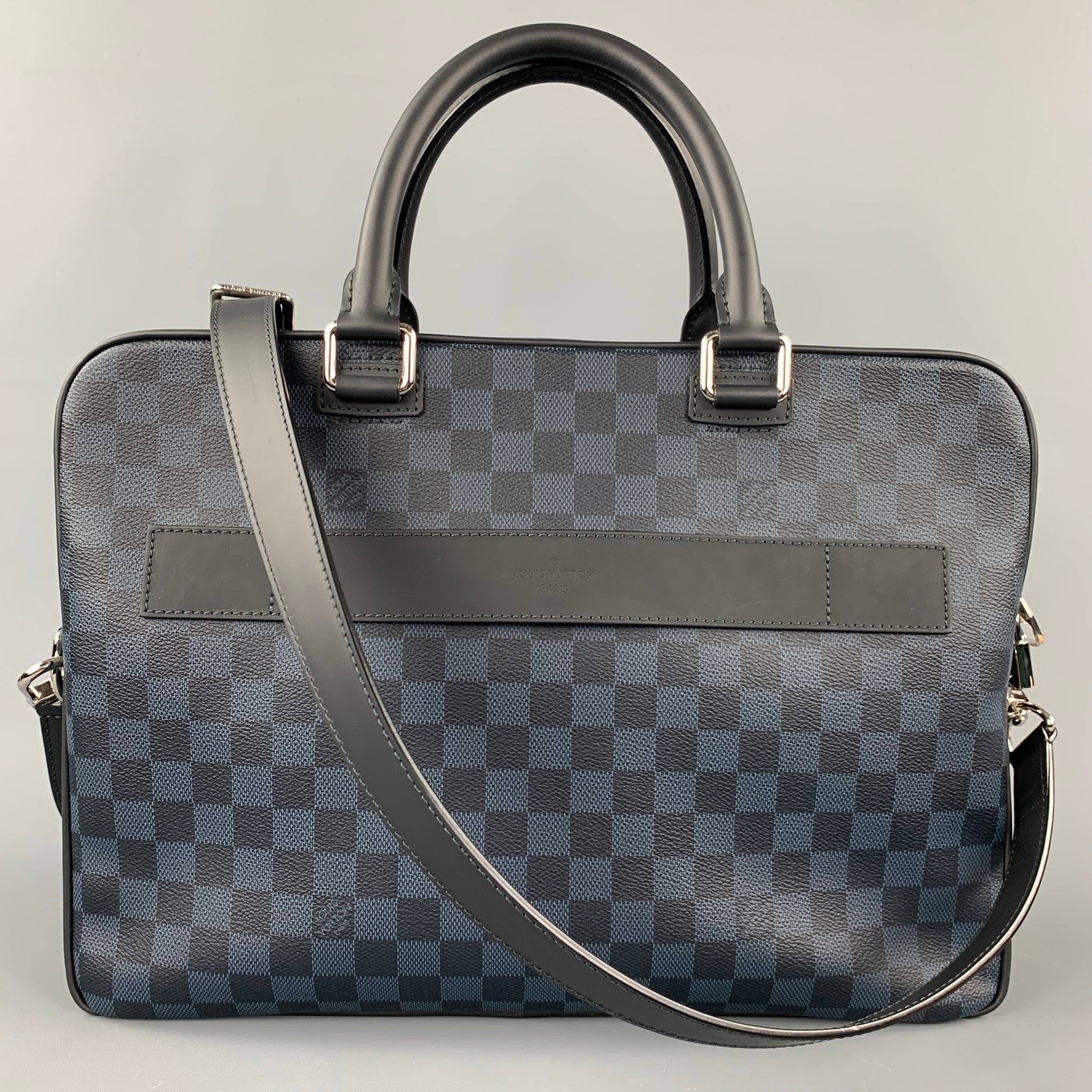 Louis Vuitton Porte Document Bag. Blue Damier Canvas Print. ✓OUR PRICE  R9995- (Retail Price R27000)