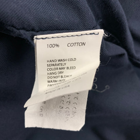 ENGINEERED GARMENTS Size M Navy Cotton Button Down Long Sleeve Shirt