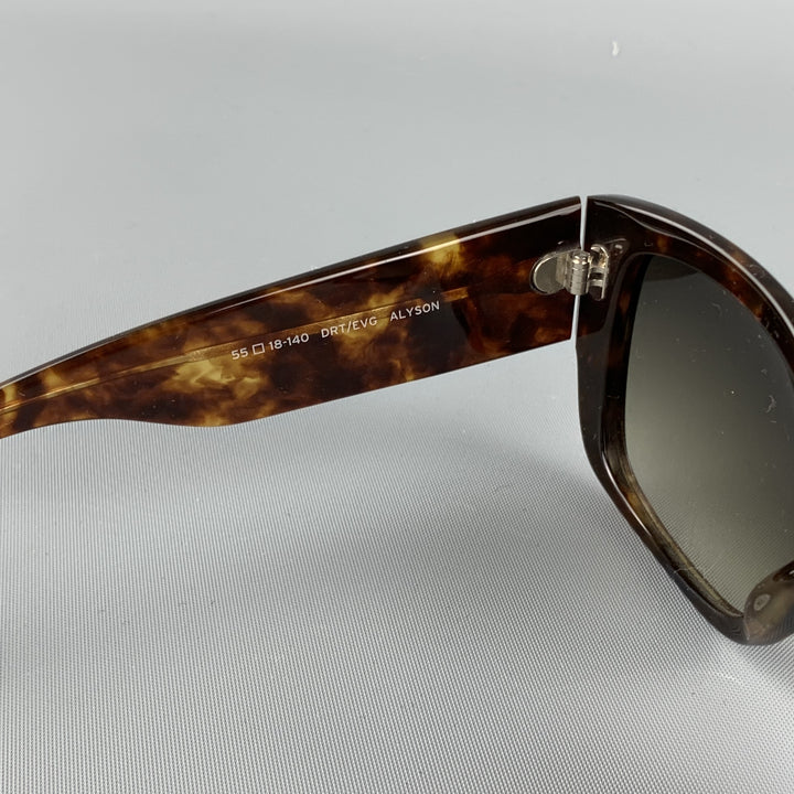 BARNEY'S NEW YORK Alyson Tortoise Shell Acetate Sunglasses