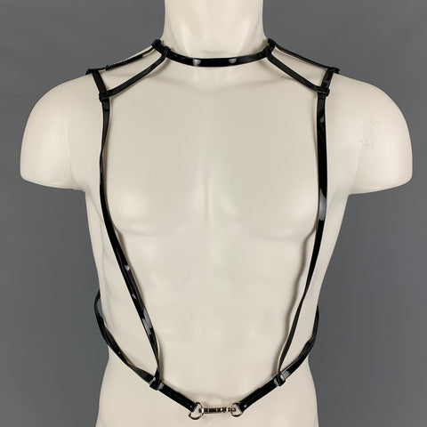 MELITTA BAUMEISTER Size L Black Faux patent leather Harness