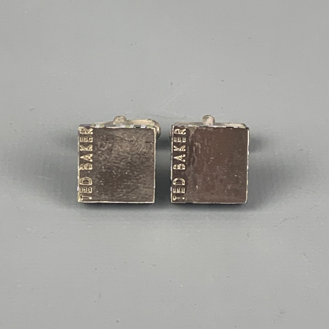 TED BAKER Silver Tone Cuff Links