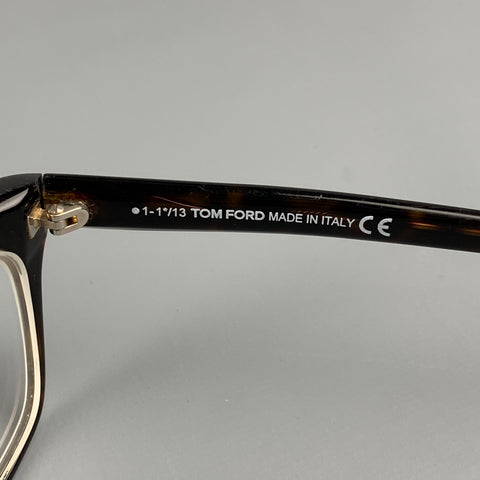 TOM FORD Brown Tortoise Acetate Frames