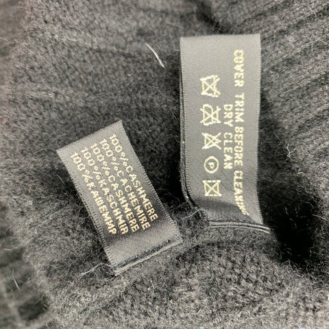 RALPH LAUREN Black Label Size XS Black Knitted Cashmere Sweater