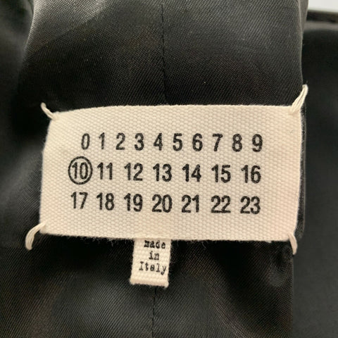 MAISON MARGIELA Taille 38 Smoking à revers cranté en polyester uni noir