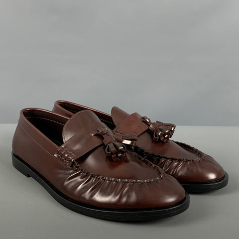 THE ROW Zapatos planos tipo mocasín marrón talla 7