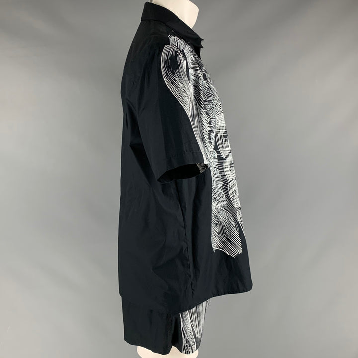 OPENING CEREMONY Size S Black White Print Cotton Set