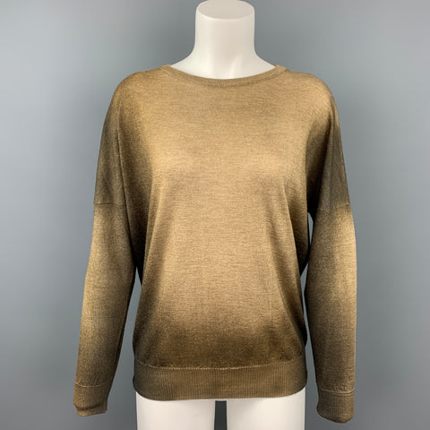 AVANT TOI Pull en cachemire / soie ombré marron et beige
