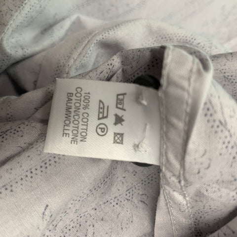 PAUL SMITH Size M Purple Lavender Floral Cotton Long Sleeve Shirt