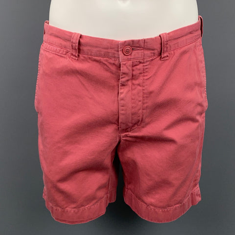 J CREW Stanton Size 32 Rose Cotton Zip Fly Shorts