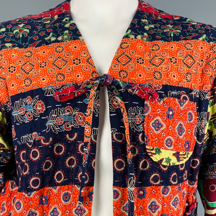 ENGINEERED GARMENTS Size L Multi-Color Mixed Patterns Cotton Jacket