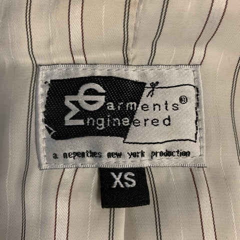ENGINEERED GARMENTS Size XS Navy Cotton Buttoned Collar Patch Pockets Jacket