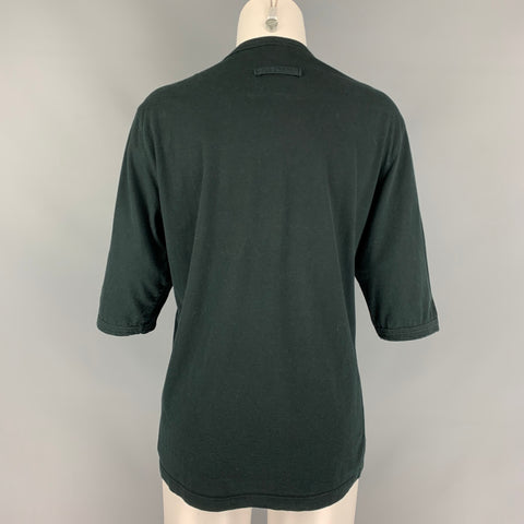Vintage JEAN PAUL GAULTIER Size L Black Cotton Graphic T-Shirt