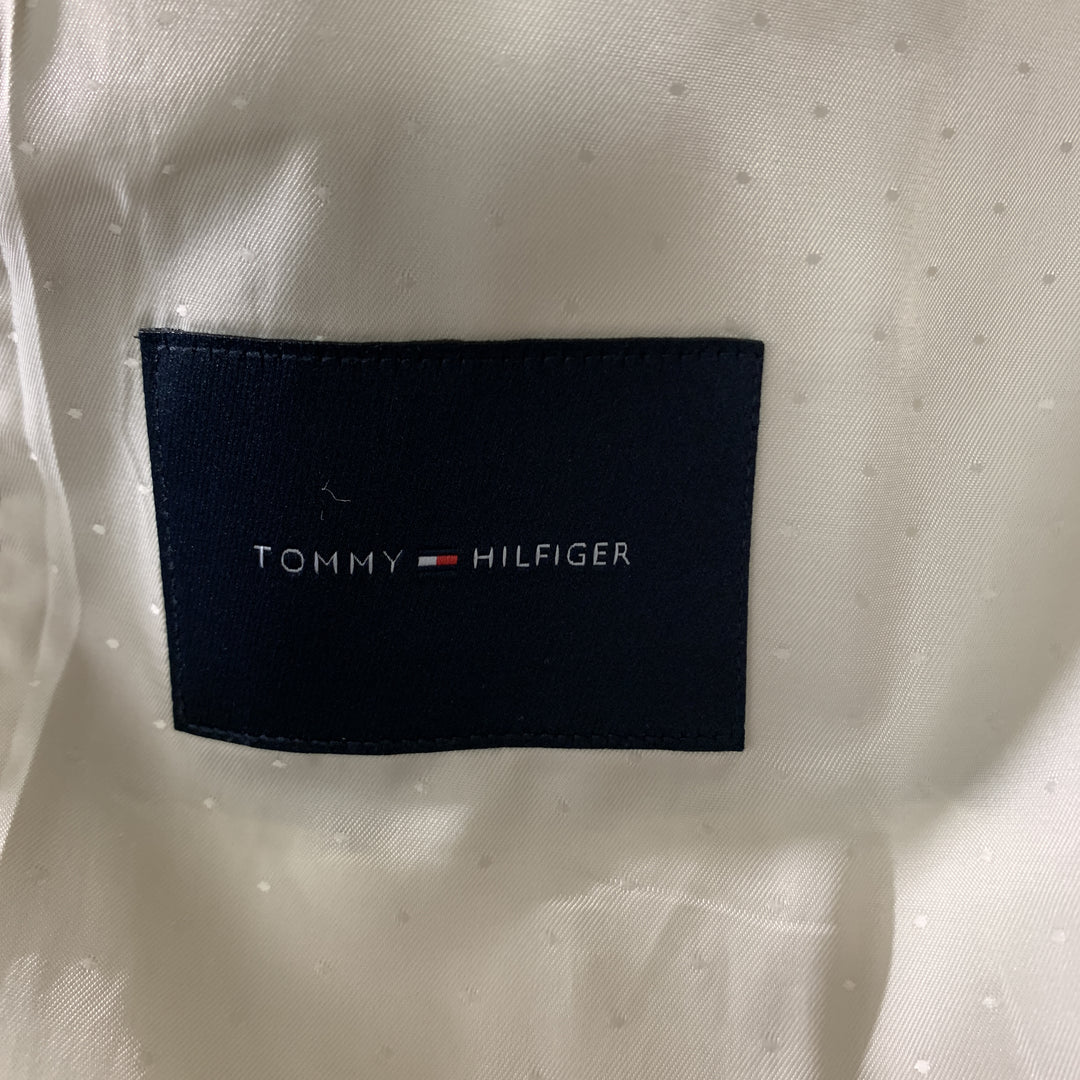 TOMMY HILFIGER Size 41 Khaki Cotton Stretch Notch Lapel  Suit