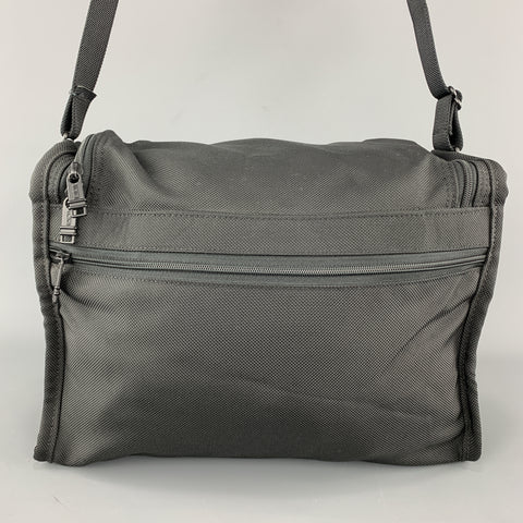 Sac messager en toile de nylon noir TUMI