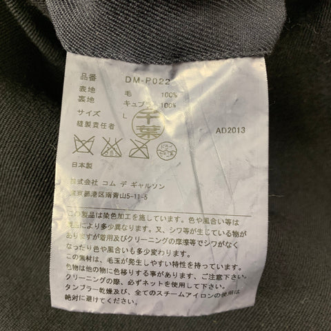 COMME des GARCONS HOMME DEUX Size L Navy Wool Pleated Shorts