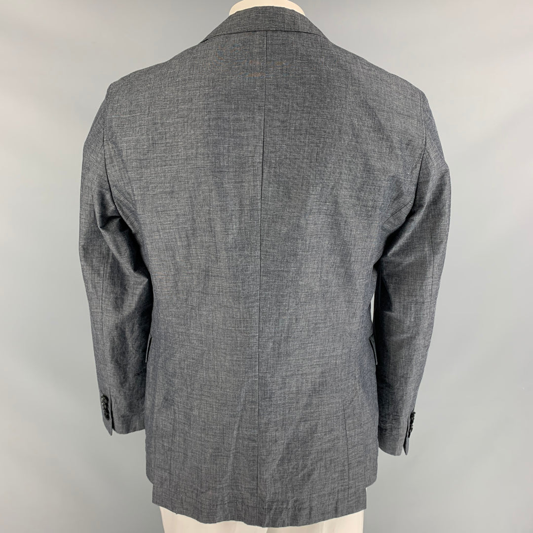 HUGO BOSS Chest Size 40 Regular Grey Polyester Sport Coat