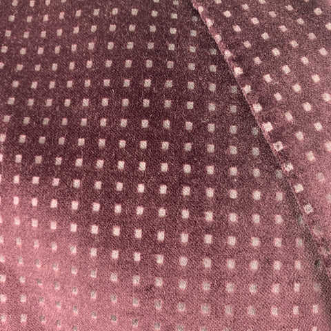 GUCCI Size 44 Long Burgundy Textured Cotton Velvet Notch Lapel Sport Coat
