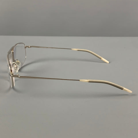 OLIVER PEOPLES Silver Tone Titanium Frames