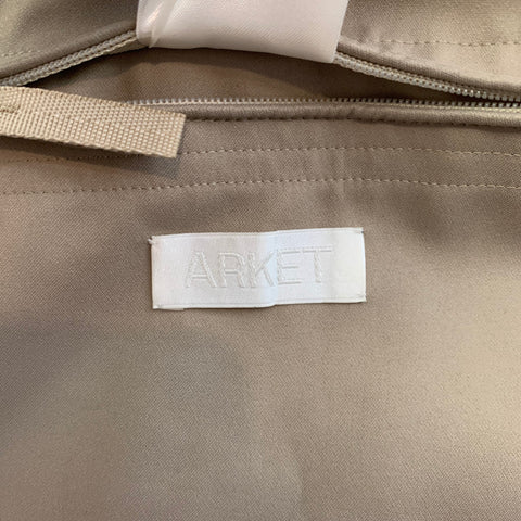 ARKET Taille XL 48 Trench Nylon Beige