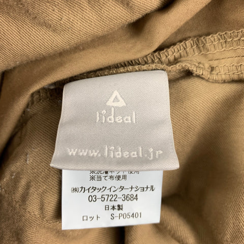 LIDEAL Size 29 Khaki Cotton Blend Narrow Leg Casual Pants
