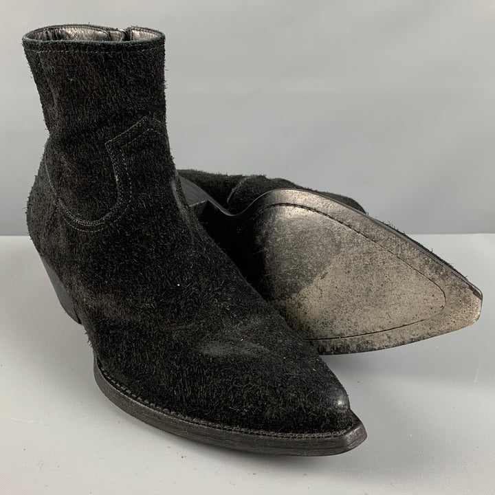 SAINT LAURENT Size 10 Western Boots