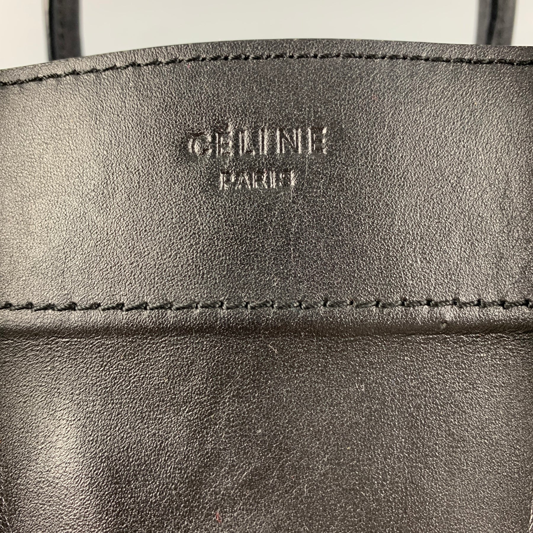 美品　セリーヌ　カーフスキン　ガンチーニ　2way ハンドバッグ　ブラック バケットバッグ - レディース ハンドバッグ | CELINE | セリーヌ
